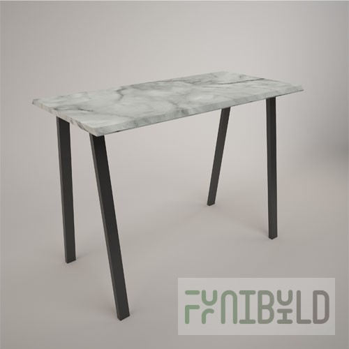 Demonstration table (MDF under PVC film)