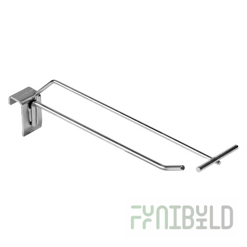 HPP 342 - Hook on a rod with a price tag holder (L-200, d-4/5mm)