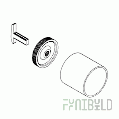 N-64 - Holder for pipe d=25mm