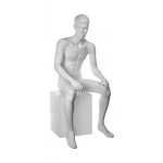 Tom Pose 07 \ Male Mannequin, Sculptural, Seated