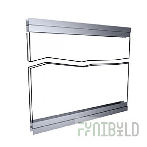 RT 018 a - Panel, mirror, glass holder (pair)