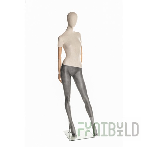 Linen F-03 - Female mannequin (with wooden hands)