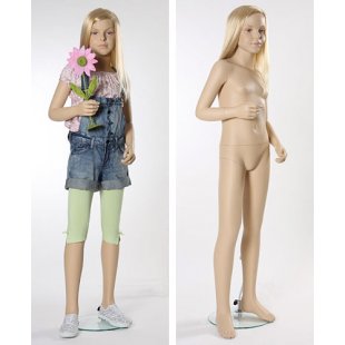 Young 09 \ Child mannequin, flesh-colored, 10 years old