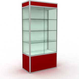Showcase with lighting