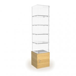Glass top display case