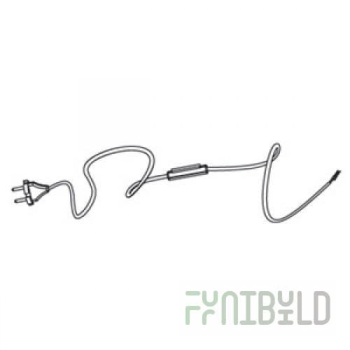 Electrical cord with switch and plug