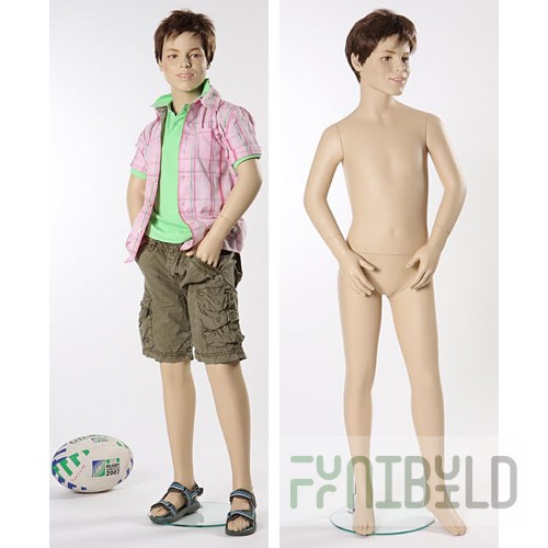 Young 08 - Child mannequin, flesh-colored, 8 years old