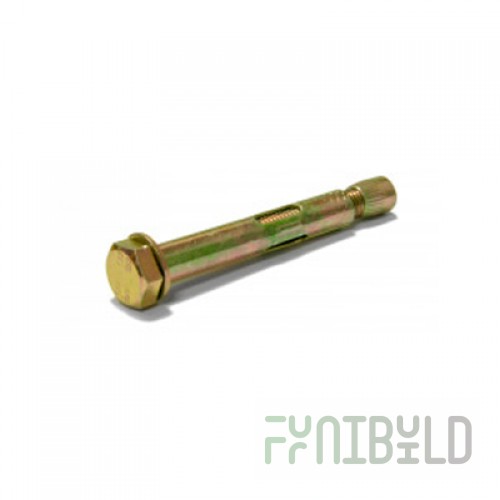 Bolt for fixing fencing systems to the floor