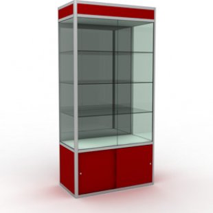 Showcase with lighting