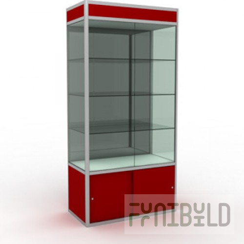 Showcase with lighting