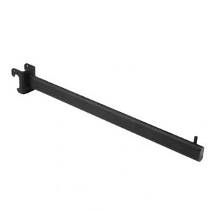 Rs (TOP) 153 \ Straight bracket for oval pipe 30x15mm (reinforced hook)