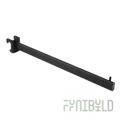 Rs (TOP) 153 - Straight bracket for oval pipe 30x15mm (reinforced hook)