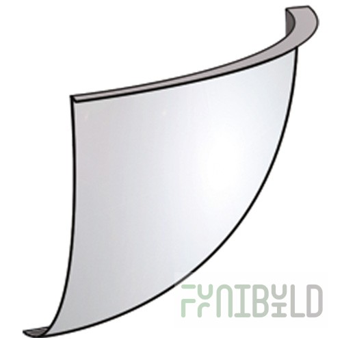 CMD(U)-60Q - Dome mirror, 300 in (1/8 sphere)