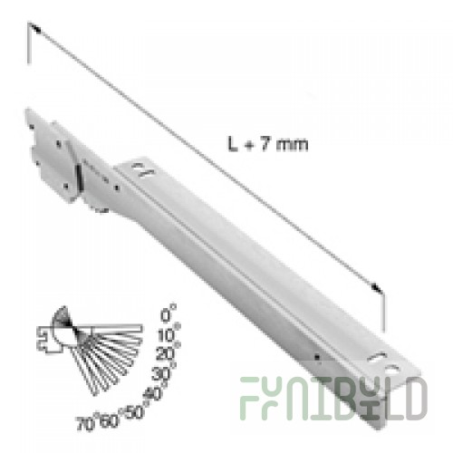 NX-832 L - Tilting shelf support