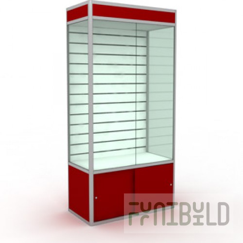 Showcase with lighting