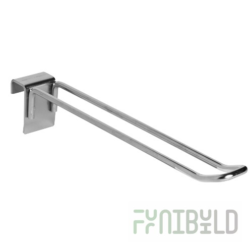 HDP 302 - Double hook for rectangular pipe 30x15mm