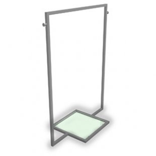NK.228 \ Hanger 1000x1350x500 with glass matte shelf