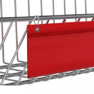 DBH 60-TR-1000 \ Price tag holder for mesh shelves