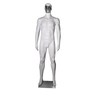 Faces M-04 \ Male mannequin (with removable face)