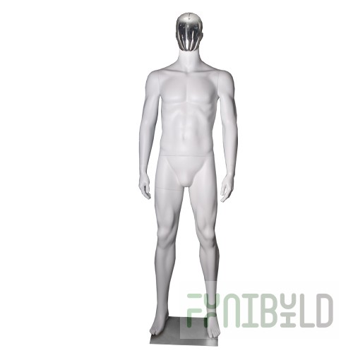 Faces M-04 - Male mannequin (with removable face)