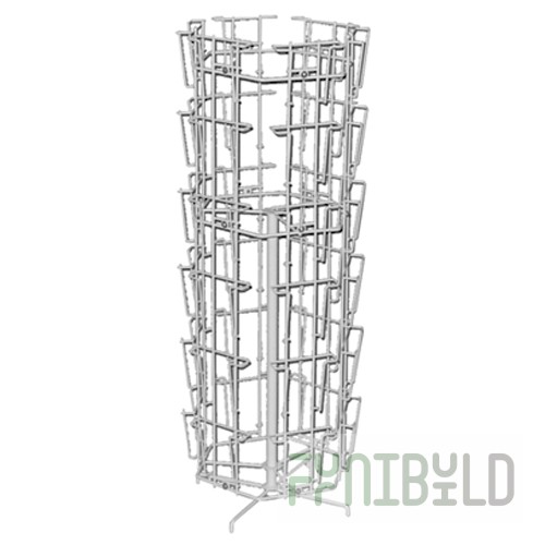 AA-36 - Tabletop rack for postcards and brochures