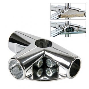 U-8 \ 4-Pipe Corner Connector with 1 Shelf