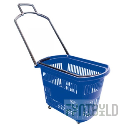 PLB-010 - Plastic trolley basket, 32 l