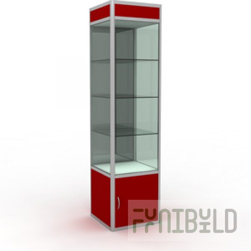 Showcase with lighting