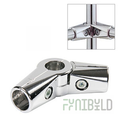 U-22 (d-32mm) - Connector of perpendicular 3 pipes rotary