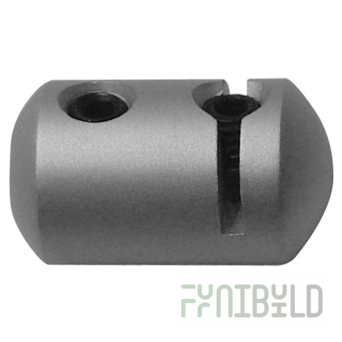 IN1-11_d18 - One-sided grip of a rod d-18mm. Connects a rod d-8mm with a cable
