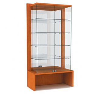 OVG100-VS \ Showcase with shelves and mirrored back wall