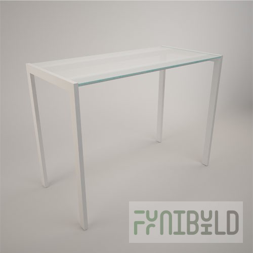 Demonstration table (Frosted glass)