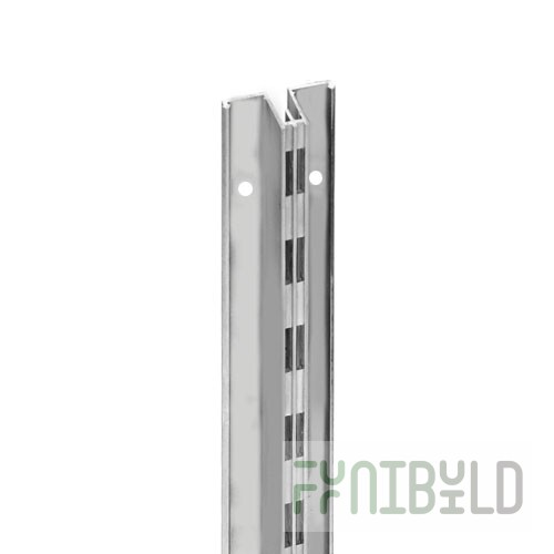 3 - Double perforated aluminum profile