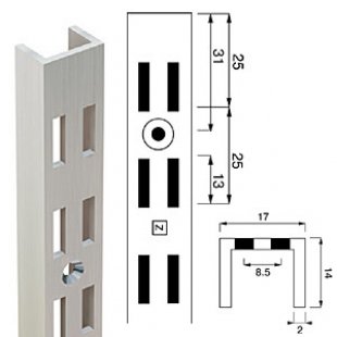 Channel N-142 \ Perforated rack