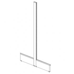 Gondola stand double-sided with leg