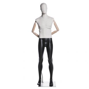 Atelier M-02 \ Male mannequin (with movable torso, wooden arms)