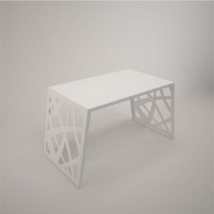 Metal demonstration table Grass