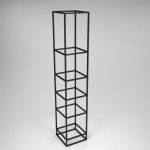 Unit 01A \ Frame of a rack with 5 shelves