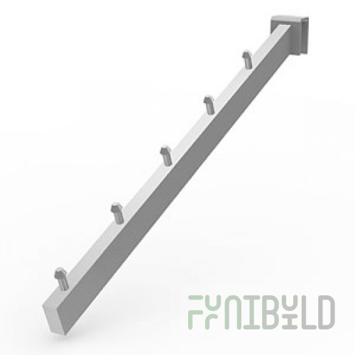 477 D52 (14x24) - Inclined bracket for rectangular pipe
