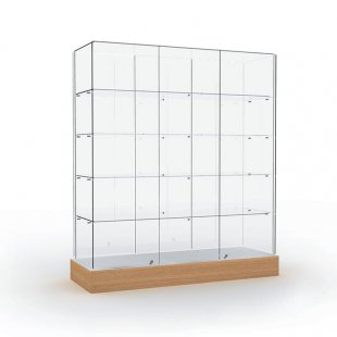 Glass top display case