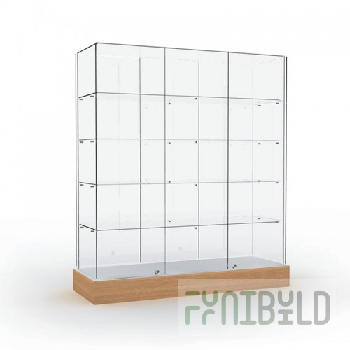 Glass top display case