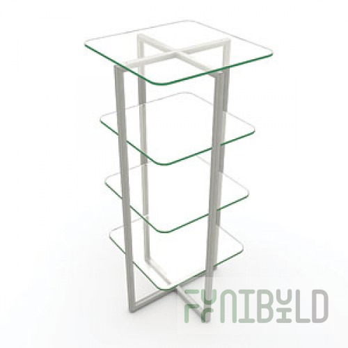 NK 222 GL - Hanging rack with glass shelves