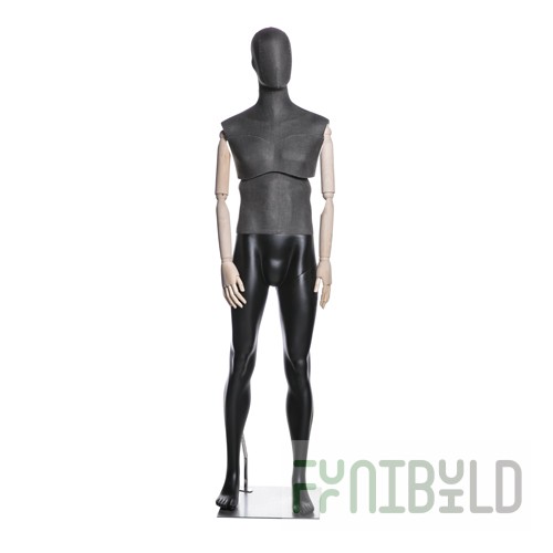 Atelier M-01 - Male mannequin (with movable torso, wooden arms)
