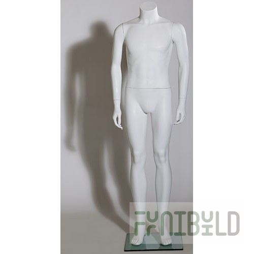 CFWHM 010 - Headless Male Mannequin White