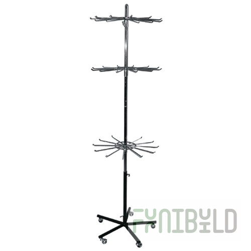 KY 160 A (3-026) - Floor rotating stand with hooks