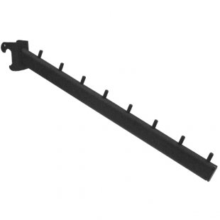 Rs (TOP) 150 \ Inclined bracket for oval pipe 30x15, L-400mm
