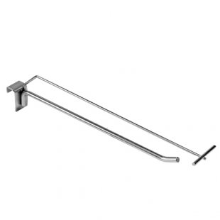 HPP 344-T \ Hook on a rod with a price tag holder (L-300, d-4/8mm)
