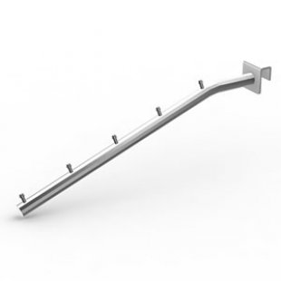 429 C11 d=19 \ Inclined bracket for rectangular pipe