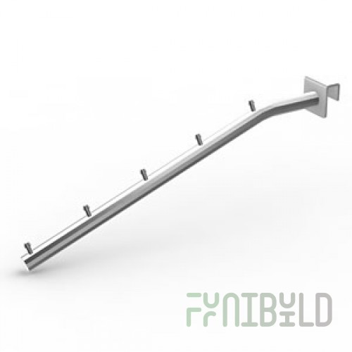 429 C11 d=19 - Inclined bracket for rectangular pipe