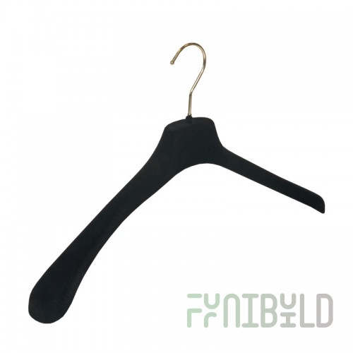 ATP 45 - Velvet - velour hangers, brass hook (Italy)